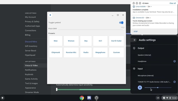 Clownfish Voice Changer Chromebook