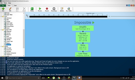 Voxal Voice Changer Application ..