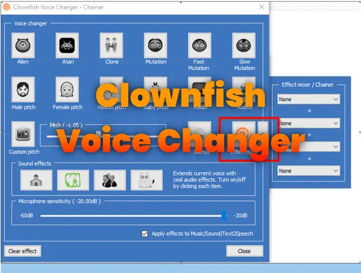 Clownfish Voice Changer